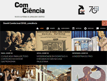 Tablet Screenshot of comciencia.br